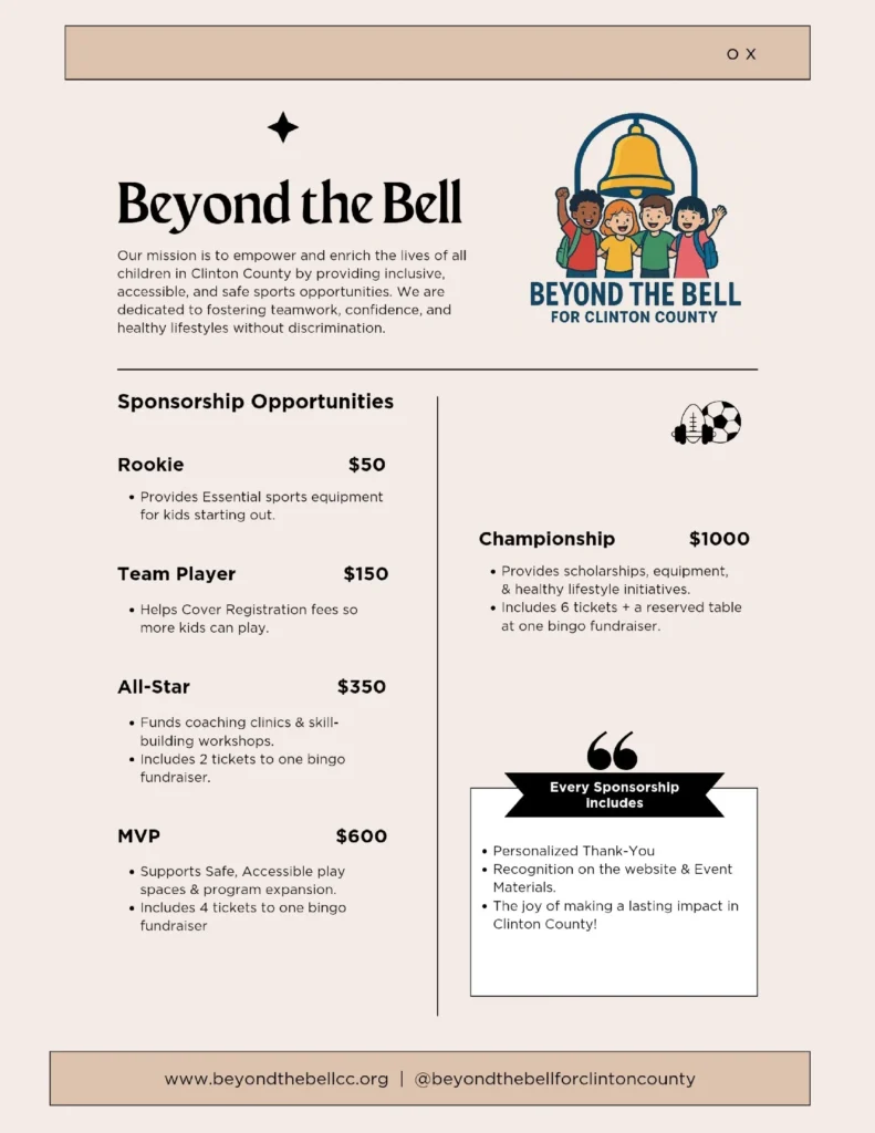 sponsorship opportunities for individuals